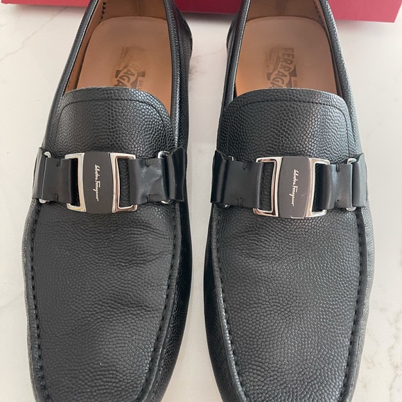 Salvatore Ferragamo Men's Sardegna Leather Moc Toe - Picture 3 of 6